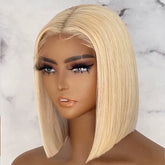 Bob Wig Brésilien HD Straight Hair - Blond 613